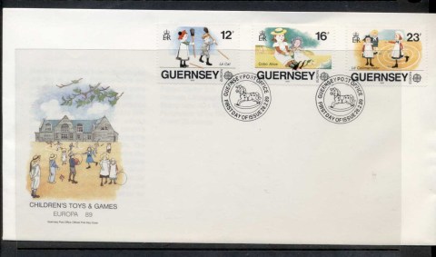 Guernsey-1989-Europa-Childrens-Play-FDC