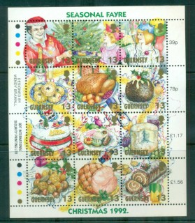 Guernsey-1992-Xmas-MS-MUH-lot79909