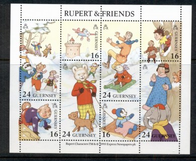 Guernsey-1993-Rupert-Bear-MS-MUH