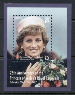 Guernsey-2017-Princess-Diana-regiment-25th-Anniversary-MS-MUH