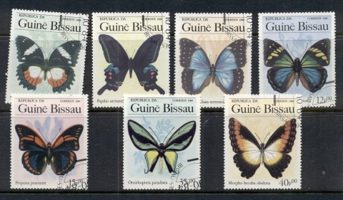 Guinea-Bissau-1984-Insects-Butterflies-CTO