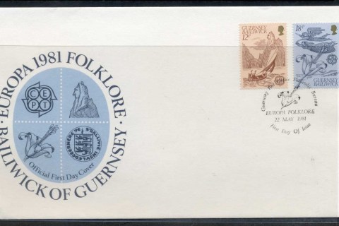 Guernsey-1981-Europa-Folklore-FDC