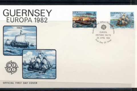Guernsey-1982-Europa-History-FDC