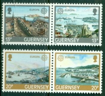 Guernsey-1983-EUROPA-Stamps-Inventions-MUH