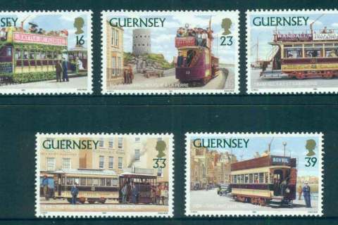 Guernsey-1992-Historic-Trams-train-MUH-lot51932