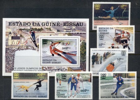 Guinea-Bissau-1976-Winter-Olympics-Innsbruck-MS-MUH