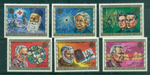 Guinea-Bissau-1977-Nobel-Prize-Winners-MUH