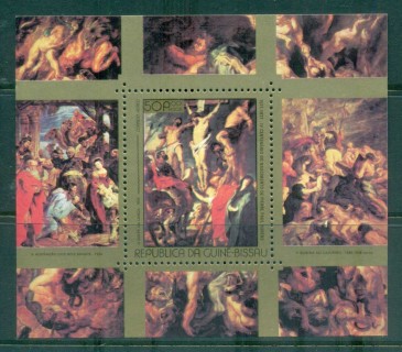 Guinea-Bissau-1977-Rubens-Paintings-MS-MUH