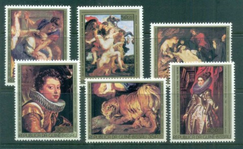 Guinea-Bissau-1977-Rubens-Paintings-MUH