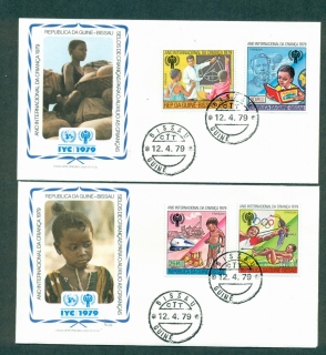 Guinea-Bissau-1979-IYC-International-Year-of-the-Child-2x-FDC-lot31965