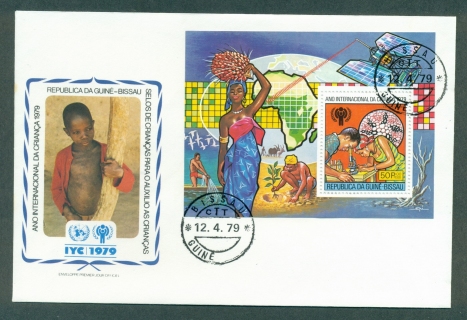 Guinea-Bissau-1979-IYC-International-Year-of-the-Child-MS-FDC-lot32057