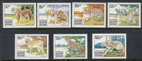 Guinea-Bissau-1984-Carnivorous-Animals-MUH_1