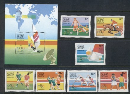 Guinea-Bissau-1984-Summer-Olympics-Los-Angeles-MS-MUH