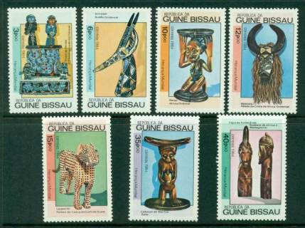 Guinea-Bissau-1984-Wood-Sculptures-MUH-Lot16819