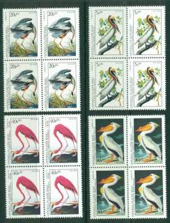 Guinea-Bissau-1985-Audubon-Birds-Block-4-MUH-Lot16834