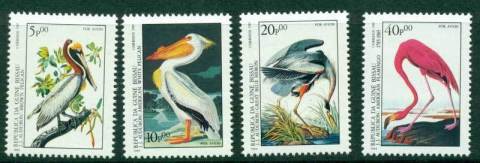 Guinea-Bissau-1985-Audubon-Birds-MUH-Lot16833