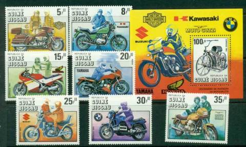 Guinea-Bissau-1985-Motorcycles-MS-MUH-Lot16848