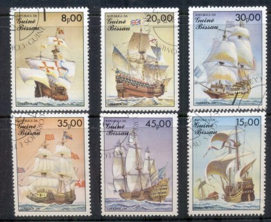 Guinea-Bissau-1985-Sailing-Ships-CTO