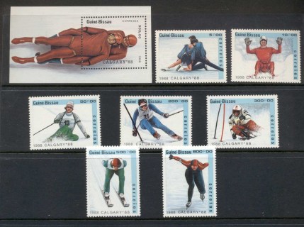 Guinea-Bissau-1989-Winter-Olympics-Calgary-MS-MUH