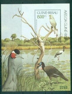 Guinea-Bissau-1991-Birds-MS-MUH