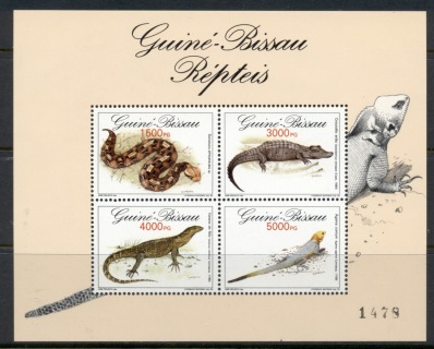 Guinea-Bissau-1993-Reptiles-MS-MUH