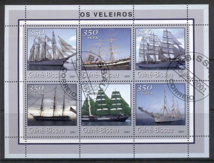 Guinea-Bissau-2001-Sailing-Ships-MS-CTO