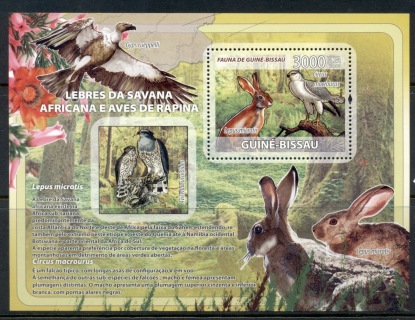 Guinea-Bissau-2008-African-Savannah-Rabbits-Birds-of-Prey-MS-MUH_1