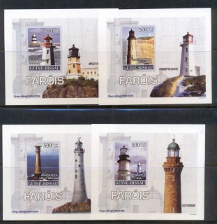 Guinea-Bissau-2008-Lighthouses-4x-MS-MUH