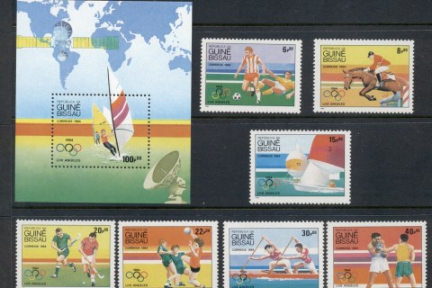 Guinea-Bissau-1984-Summer-Olympics-Los-Angeles-MS-MUH
