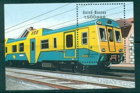 Guinea-Bissau-1989-Trains-MUH