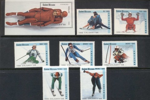 Guinea-Bissau-1989-Winter-Olympics-Calgary-MS-MUH