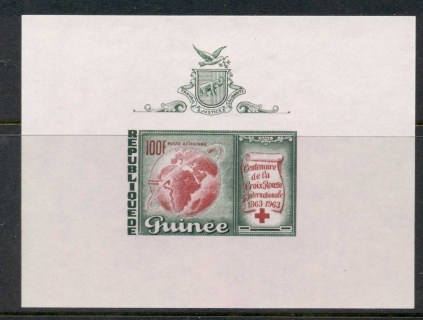 Guinee-1963 Red Cross centenary MS