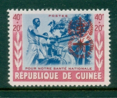 Guinee-1962 WHO Malaria Eradication Opt 40+20f