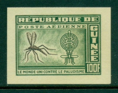 Guinee-1962 WHO Malaria Eradication 100f IMPERF