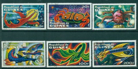 Guinee-1972 Imaginary Space Creatures