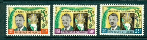 Guinee-1962 Patrice Lumumba Death Anniv