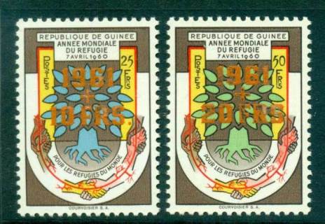 Guinee-1960 World Refugee year Orange Opts