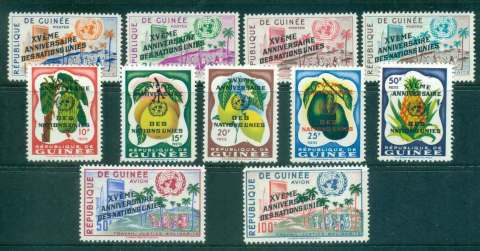 Guinee-1961 UN Anniversary Opts