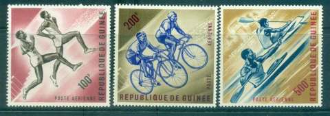 Guinee-1963 Sports 3x Hv 100,200,500f