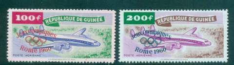 Guinee-1960 Rome Olympics 100f,200f Opt