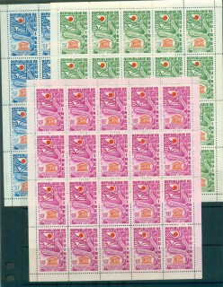 Guinee-1966 UNESCO Hydrological Decade sheets 3x20