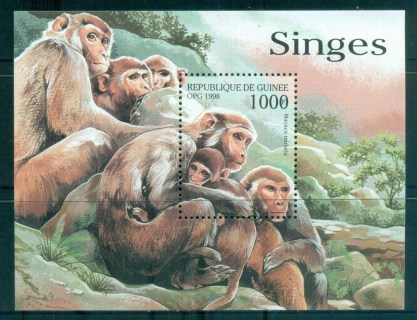 Guinee-1998 Monkeys MS