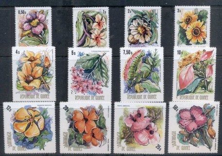 Guinee-1974-Flowers-MUH