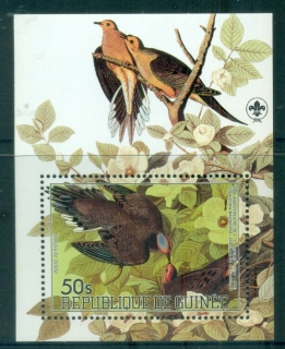 Guinee-1985-Audubon-Birds-MS-MUH