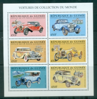 Guinee-1998-Antique-Cars-MS-MUH