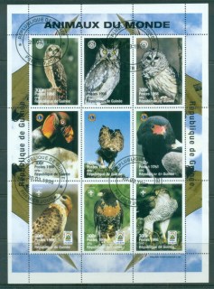 Guinee-1998-Birds-of-Prey-MS-CTO