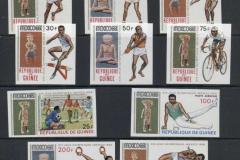 Guinee-1968 Summer Olympics Mexico City IMPERF