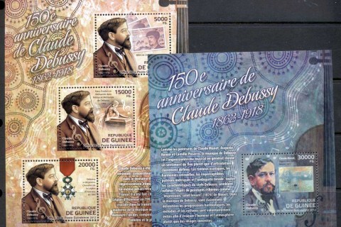 Guinee-2012 Music, Claude Debussy 2xMS