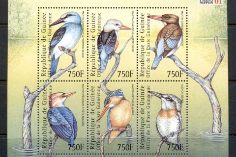 Guinee-2001 Birds, sheetlet