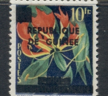 Guinee-1959 Flowers Surch